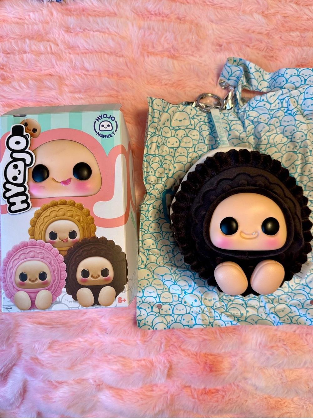 Hyojo market cookie (Oreo) chocolate plushie keychain